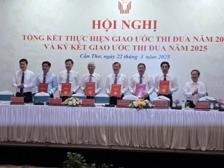 Cụm thi đua các thành phố trực thuộc Trung ương Ký kết giao ước thi đua năm 2025 