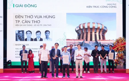 Đền thờ Vua Hùng TP Cần Thơ đạt giải Đồng tại hạng mục Kiến trúc công cộng 