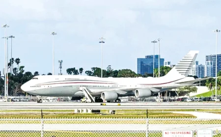 Tranh cãi việc Mỹ nhận máy bay Qatar tặng 