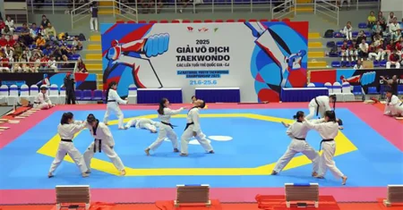 Khai mạc 2 giải đấu Taekwondo cấp quốc gia và quốc tế 