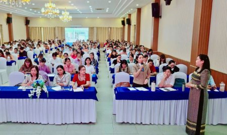 Giáo viên tập huấn về chăm sóc giáo dục trẻ mầm non khuyết tật   