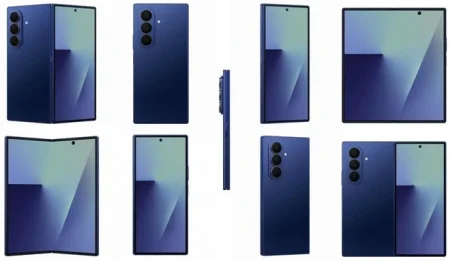 Toàn bộ thiết kế và 3 màu sắc của Galaxy Z Fold7 lộ diện