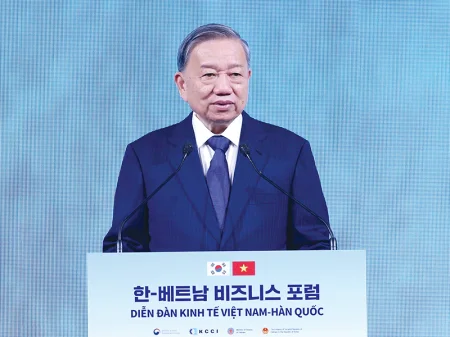 Tổng Bí thư Tô Lâm dự Diễn đàn Kinh tế Việt Nam - Hàn Quốc 