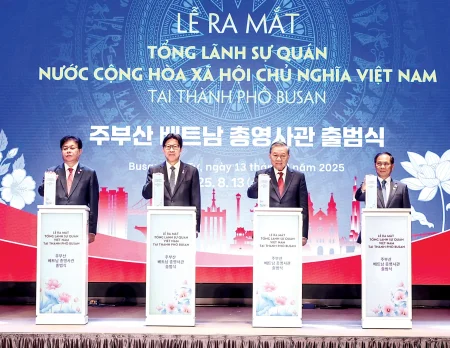 Tổng Bí thư Tô Lâm dự Lễ ra mắt Tổng Lãnh sự quán Việt Nam tại Busan (Hàn Quốc) 