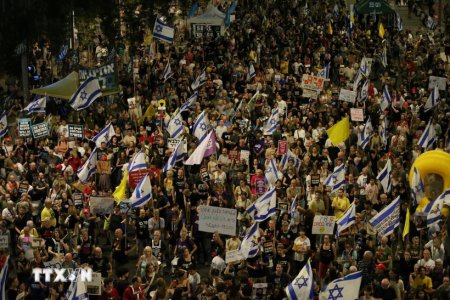 Tổng đình công tại Israel nhằm phản đối chiến tranh