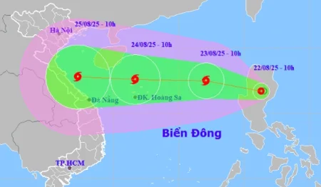 Biển Đông sắp đón bão số 5 mạnh cấp 11, miền Trung mưa lớn 600 m
