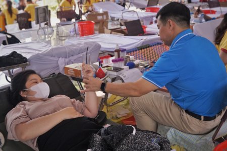 Ban Trị sự Giáo hội Phật giáo Việt Nam tỉnh Tây Ninh tiếp nhận 450 đơn vị máu