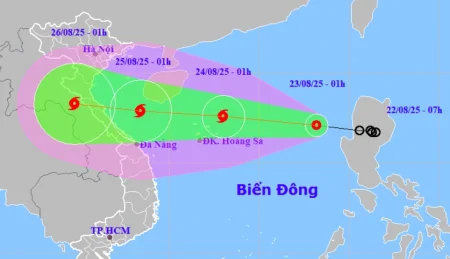Dự báo hôm nay Biển Đông có bão số 5, sóng cao 6 m