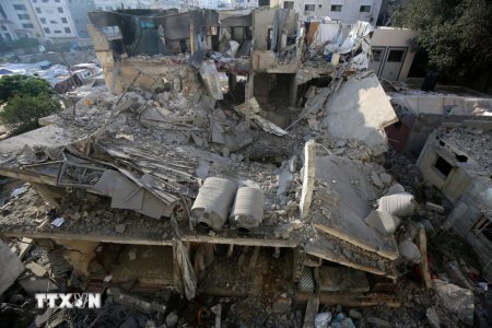 Các bên trung gian xúc tiến đàm phán ngừng bắn tại Dải Gaza