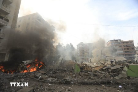 Israel không kích mục tiêu của lực lượng Hezbollah tại miền Nam Liban