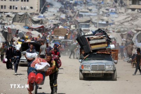 Hơn 700.000 dân thường Palestine rời khỏi thành phố Gaza