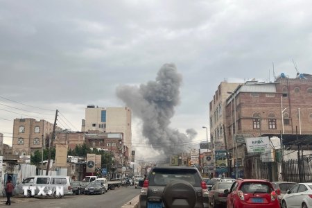 Israel không kích thủ đô Yemen đáp trả vụ UAV Houthi tấn công