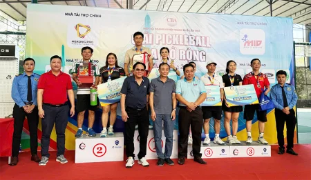 CBA tổ chức giải Pickleball chào mừng Ngày Doanh nhân Việt Nam 