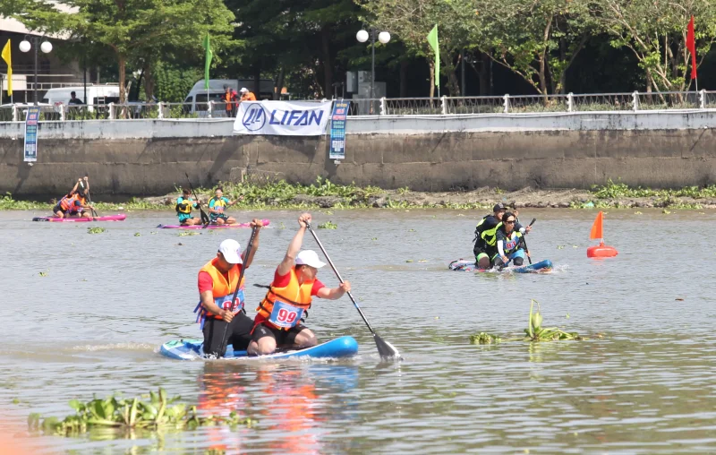 Hơn 240 VĐV tranh tài sôi nổi Giải đua thuyền ván SUP TP Cần Thơ mở rộng năm 2025&nbsp;