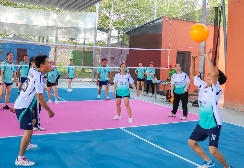 Sôi nổi phong trào bóng chuyền hơi&nbsp;