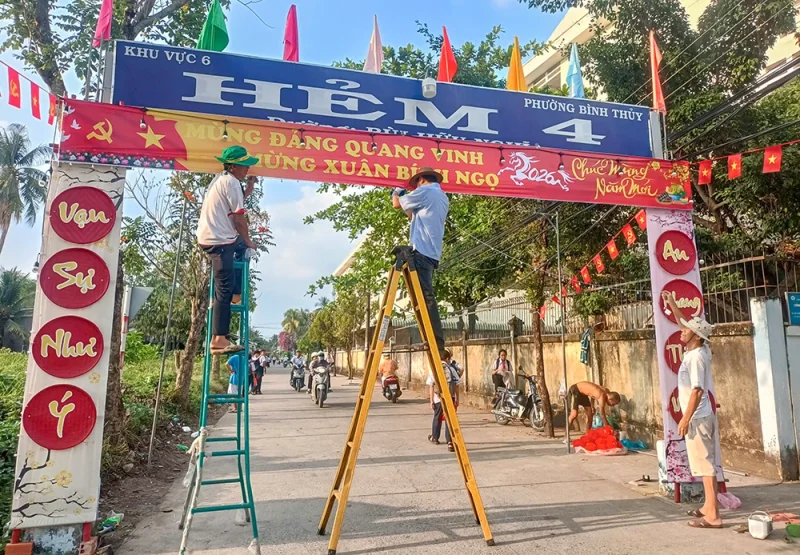 Tình đoàn kết ở hẻm 4 đường Bùi Hữu Nghĩa&nbsp;