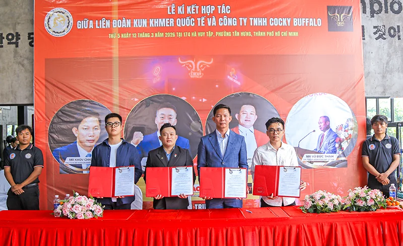 HLV Hồ Thanh Liêm góp sức nâng tầm võ thuật Việt Nam&nbsp;