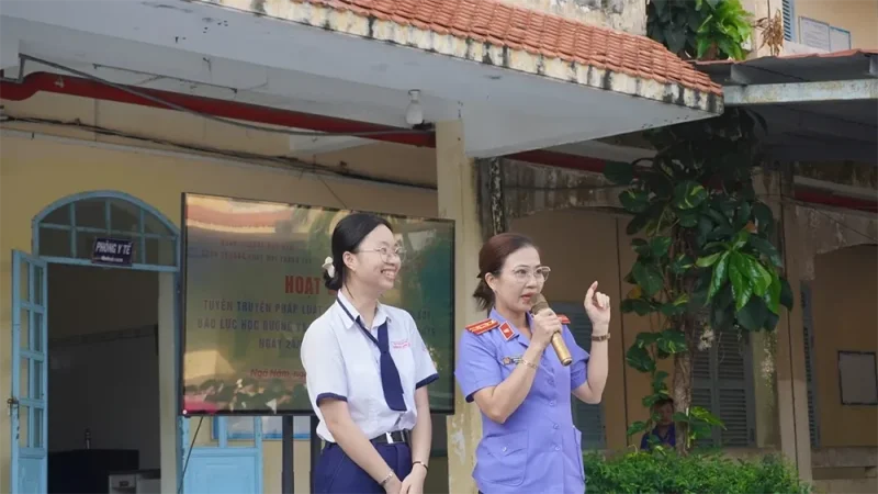 Tuyên truyền giáo dục pháp luật về phòng, chống ma túy và bạo lực học đường&nbsp;