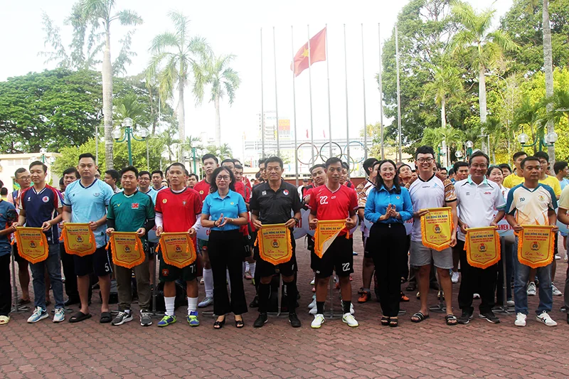 Khai mạc Giải bóng đá nam đoàn viên, người lao động TP Cần Thơ năm 2026&nbsp;