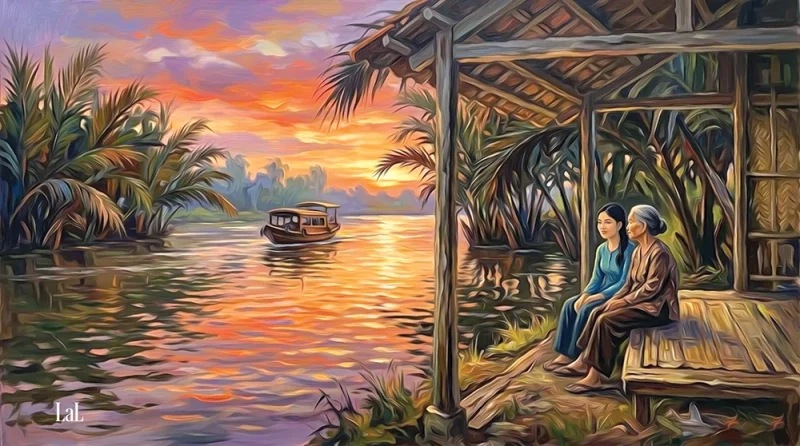 Chiều buông sông vắng&nbsp;