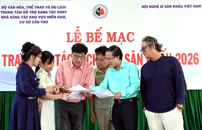 15 kịch bản được hoàn thiện tại Trại sáng tác kịch bản sân khấu 2026&nbsp;