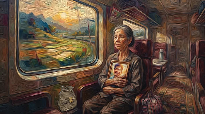 Đưa con về quê cũ&nbsp;