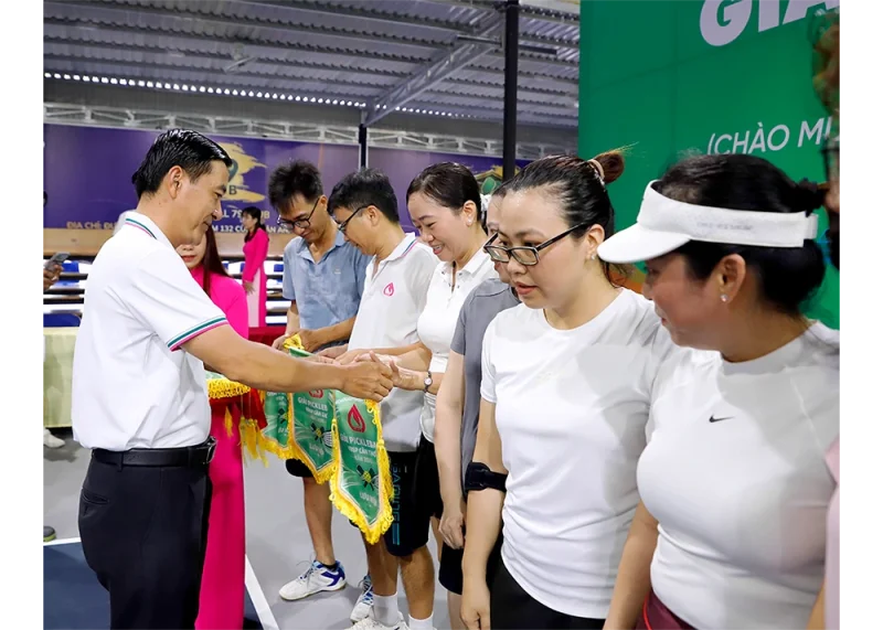 Sôi nổi Giải Pickleball chào mừng 24 năm ngày thành lập Ngân hàng Chính sách xã hội&nbsp;